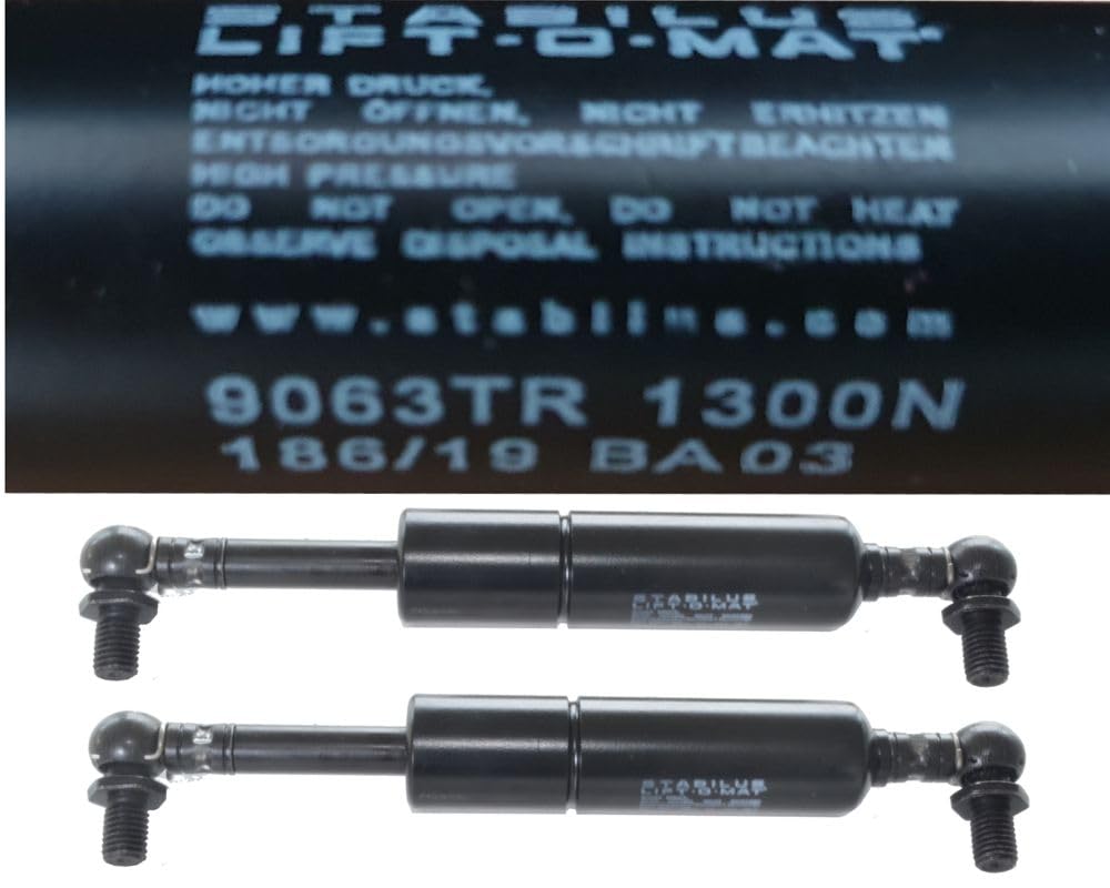 FKAnhängerteile 2 x Stabilus Lift-O-Mat 9063TR 1300N Gasfeder Lift O Mat - für z.B. Jupiter XL FKAnhängerteile 2 x Stabilus Lift-O-Mat 9063TR 1300N Gasfeder Lift O Mat - für z.B. Jupiter XL von FKAnhängerteile