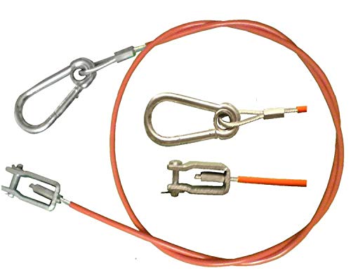 FKAnhängerteile 3 Stück Abreißseil/Sicherungsseil Knott 1050 mm lang - Knott Nr. 203202.001 von FKAnhängerteile
