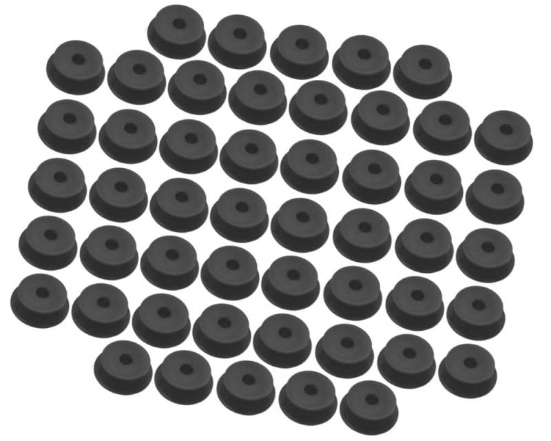 FKAnhängerteile 50 Stück - Rundknopf Ø 24/30 mm für 6-8 mm Seil Expanderseil - Planenknopf von FKAnhängerteile