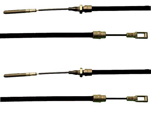 Qishine FKAnhängerteile 2 x Bremsseil für Peitz S234R -R234/76 - R160/76 - R205/83 HL:1000mm - GL:1275 mm von FKAnhängerteile