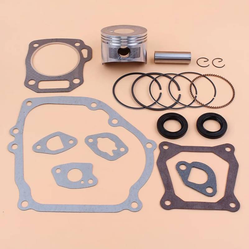 68 mm Kolbenringdichtung Öldichtung kompatibel mit GX160 GXV160 168F GX200 5,5 PS 6,5 PS -Generatoren und Rasenmäher(1 Set Piston Gasket) von FKRTQIYN