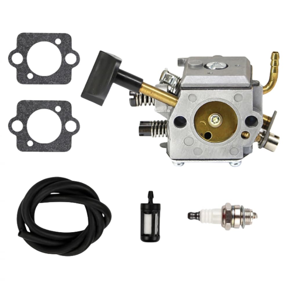 Aerox Carburetor Set Dichtung Zündkerze kompatibel mit 3000BR420 320 SR320 SR340 MP19 Rasenmäherteile niedriger Preis(BR420-MP19 Kit) von FKRTQIYN