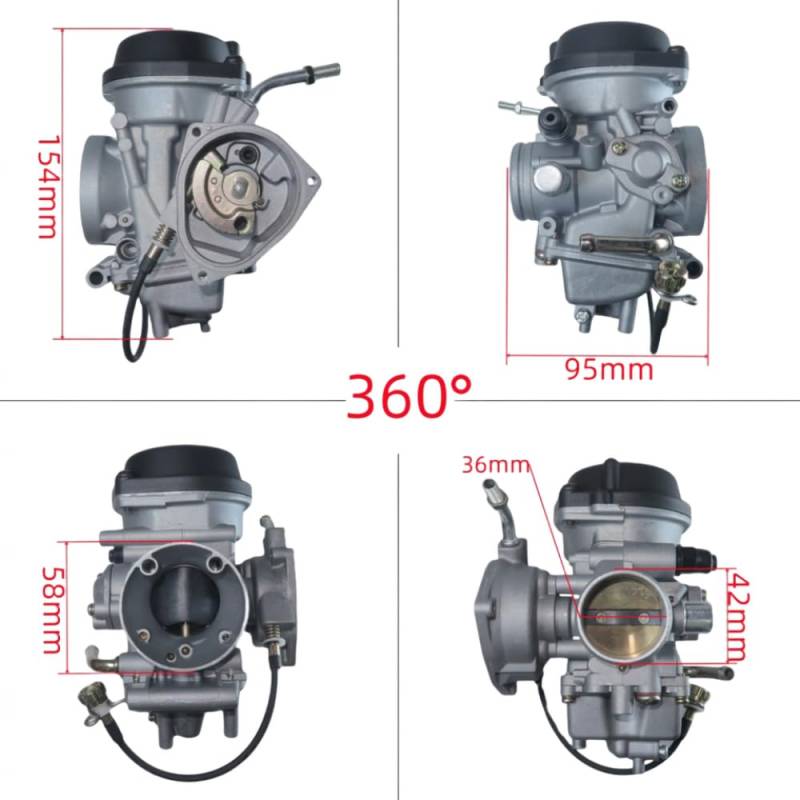 Kompatibler Motorrad -Vergaser für PD36J KSF400 KFX400 LTZ400 ATV DVX 400 DVX400 Motorzubehör 2003 bis 2006 von FKRTQIYN