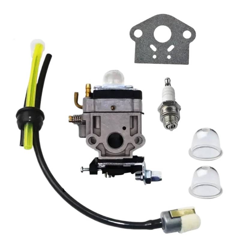Kompatibler Vergaser für 1107 CG430 MP15 1E40-5 43CC 52CC MOwer CG430 CG520 BC430 BC520(MP15 kit 1) von FKRTQIYN