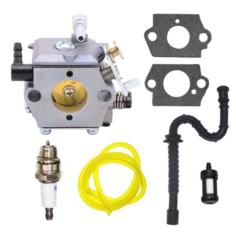 Kompatibler Vergaser für China 0,15 kg 028 028AV Rasenmäherkettensäge mit HU-40D WT-16B Dichtung und Filter(WT-16B Kit) von FKRTQIYN