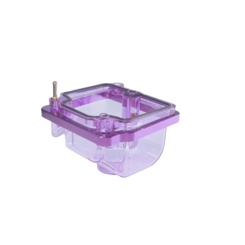 Universelle transparente Schwimmerschüssel Untere Abdeckung für KSR Oko Koso-Vergaser kompatibel mit 21-34 mm Dirtbikes(Purple color) von FKRTQIYN