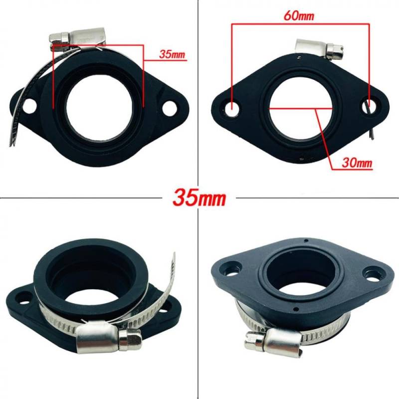 Vergaser -Ansaugkrümmer -Stecker Throat für VM24 PE28 -Motoren kompatibel mit 35 mm 40 mm Motorrädern Benutzerdefinierte Autos(35MM) von FKRTQIYN