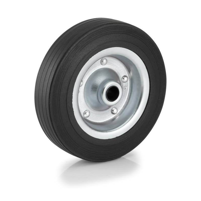 Vollgummirad 198x50mm für Anhänger Stützrad, Metallfelge FKSTrailer von FKSTRAILER