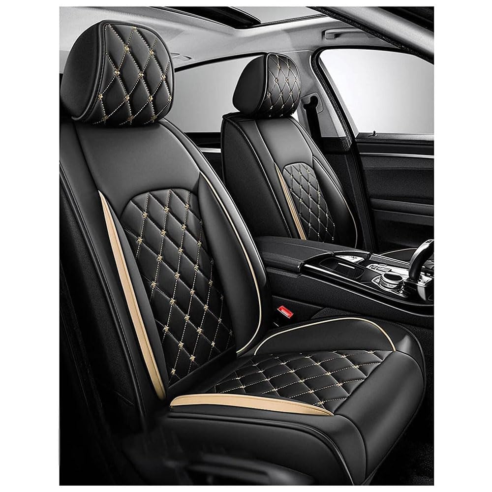 FKSWJZXD Autositzbezüge Leder Vorder- und Rücksitzbezüge für Suzuki Ignis 2016 2017 2018 2019 2020 2021 2022 2023, 5 Stück, komplettes Set, Leder wasserdichte,A FKSWJZXD Autositzbezüge Leder Vorder- und Rücksitzbezüge für Suzuki Ignis 2016 2017 2018 2019 2020 2021 2022 2023, 5 Stück, komplettes Set, Leder wasserdichte,A von FKSWJZXD
