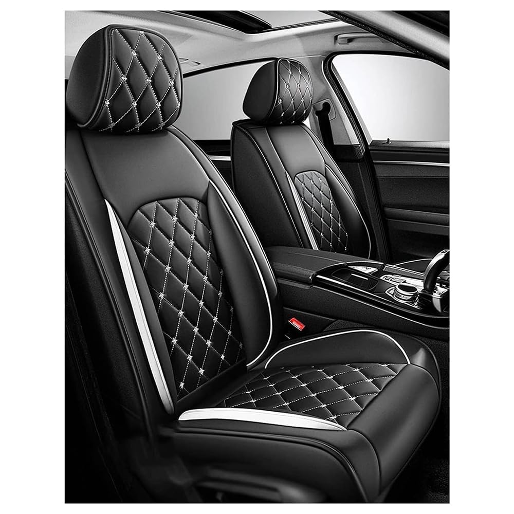 FKSWJZXD Autositzbezüge Leder Vorder- und Rücksitzbezüge für Toyota Aygo X AB70 2021 2022 2023, 5 Stück, komplettes Set, Leder wasserdichte,D FKSWJZXD Autositzbezüge Leder Vorder- und Rücksitzbezüge für Toyota Aygo X AB70 2021 2022 2023, 5 Stück, komplettes Set, Leder wasserdichte,D von FKSWJZXD