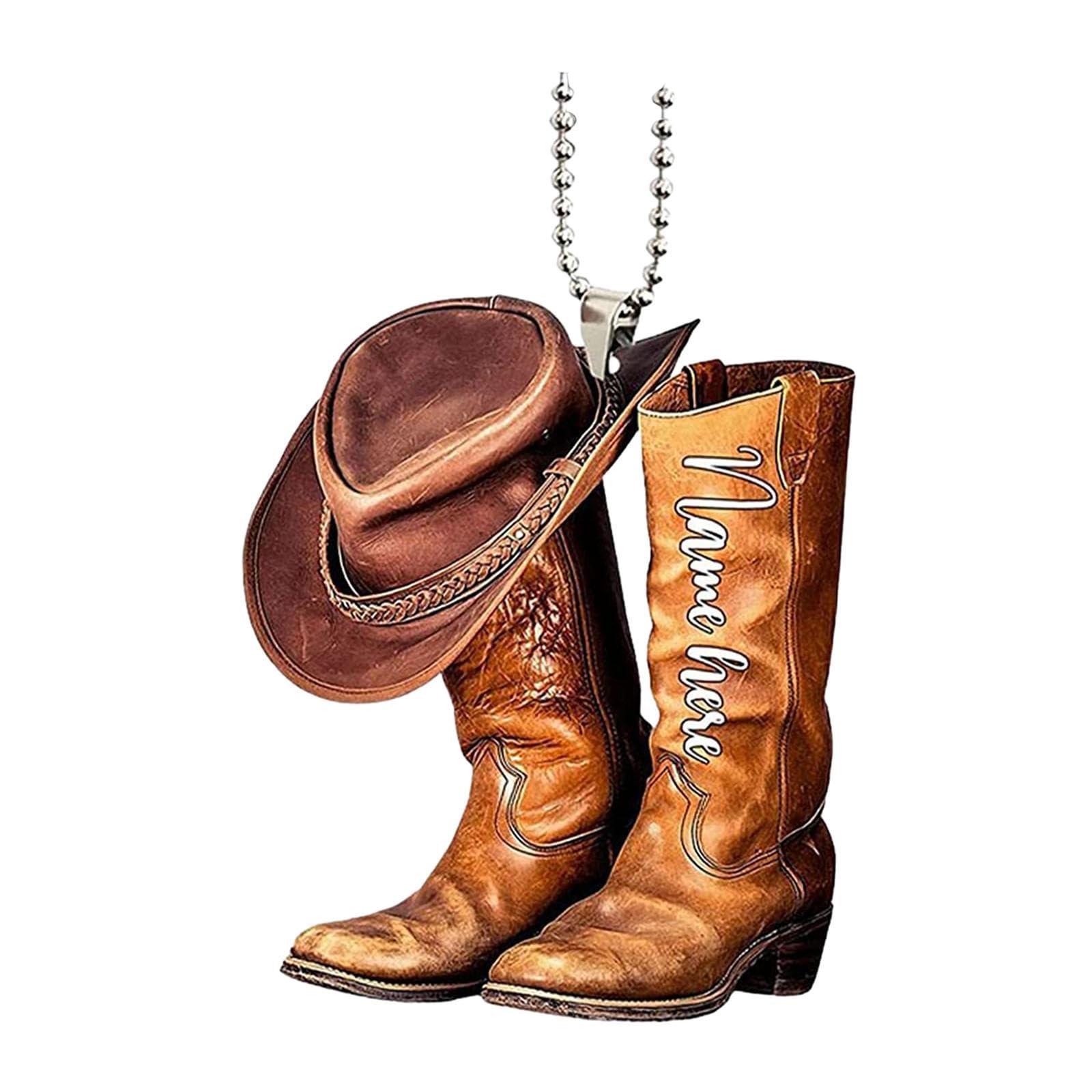 FLCPJGV Cowboy-Themen Ornament für Rückspiegel 3,1 Zoll, Style D FLCPJGV Cowboy-Themen Ornament für Rückspiegel 3,1 Zoll, Style D von FLCPJGV