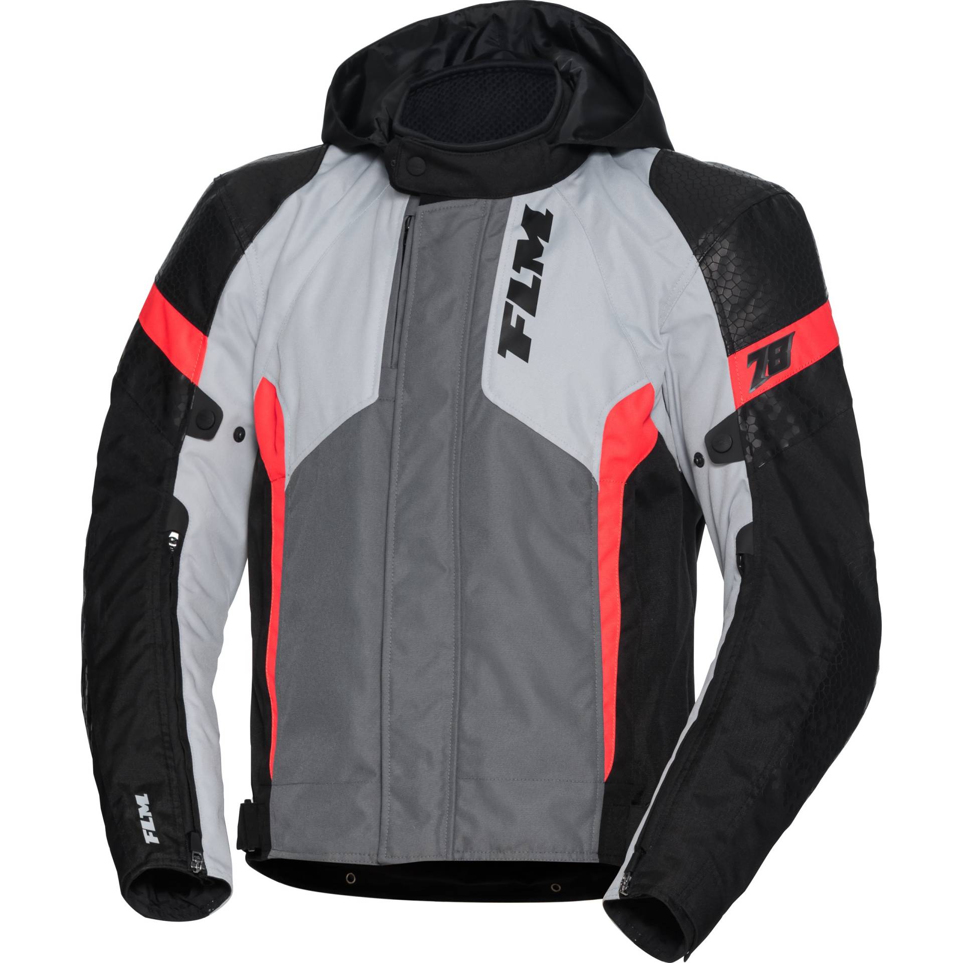 FLM Fuel WP Textiljacke grau/rot XXL Herren FLM Fuel WP Textiljacke grau/rot XXL Herren von FLM