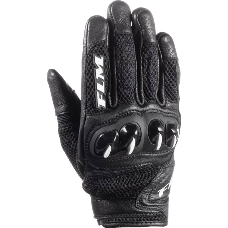 FLM Misano Air Damen Leder/Textilhandschuh kurz schwarz 8 Damen von FLM