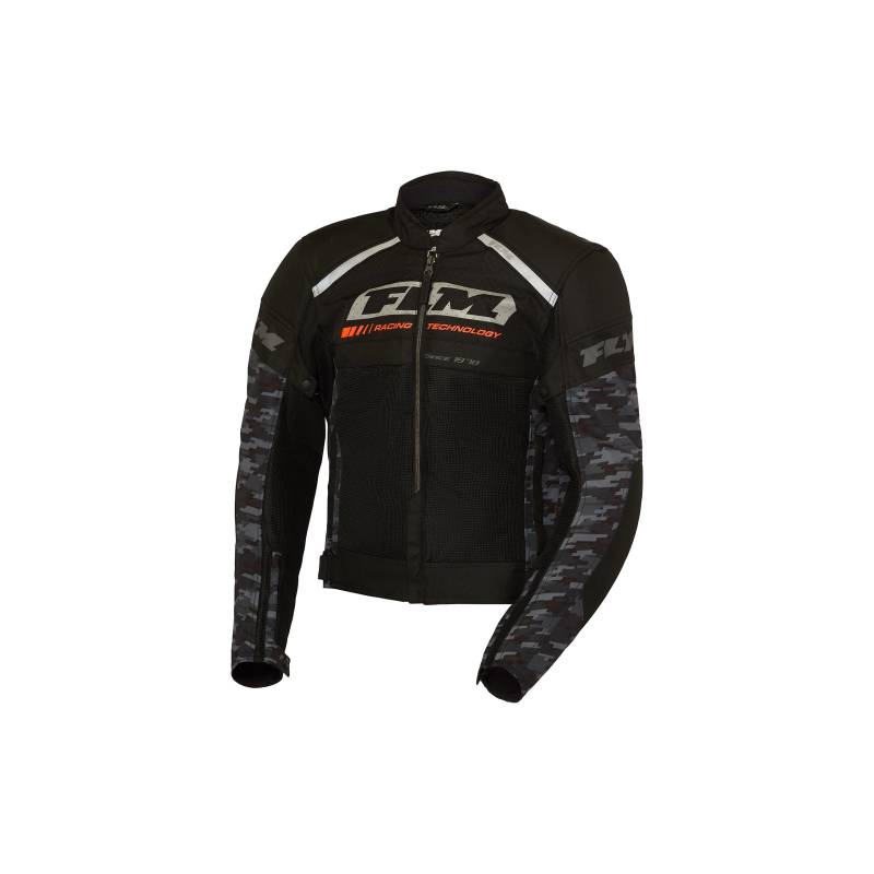 FLM Ram Air Textiljacke schwarz 3XL Herren von FLM