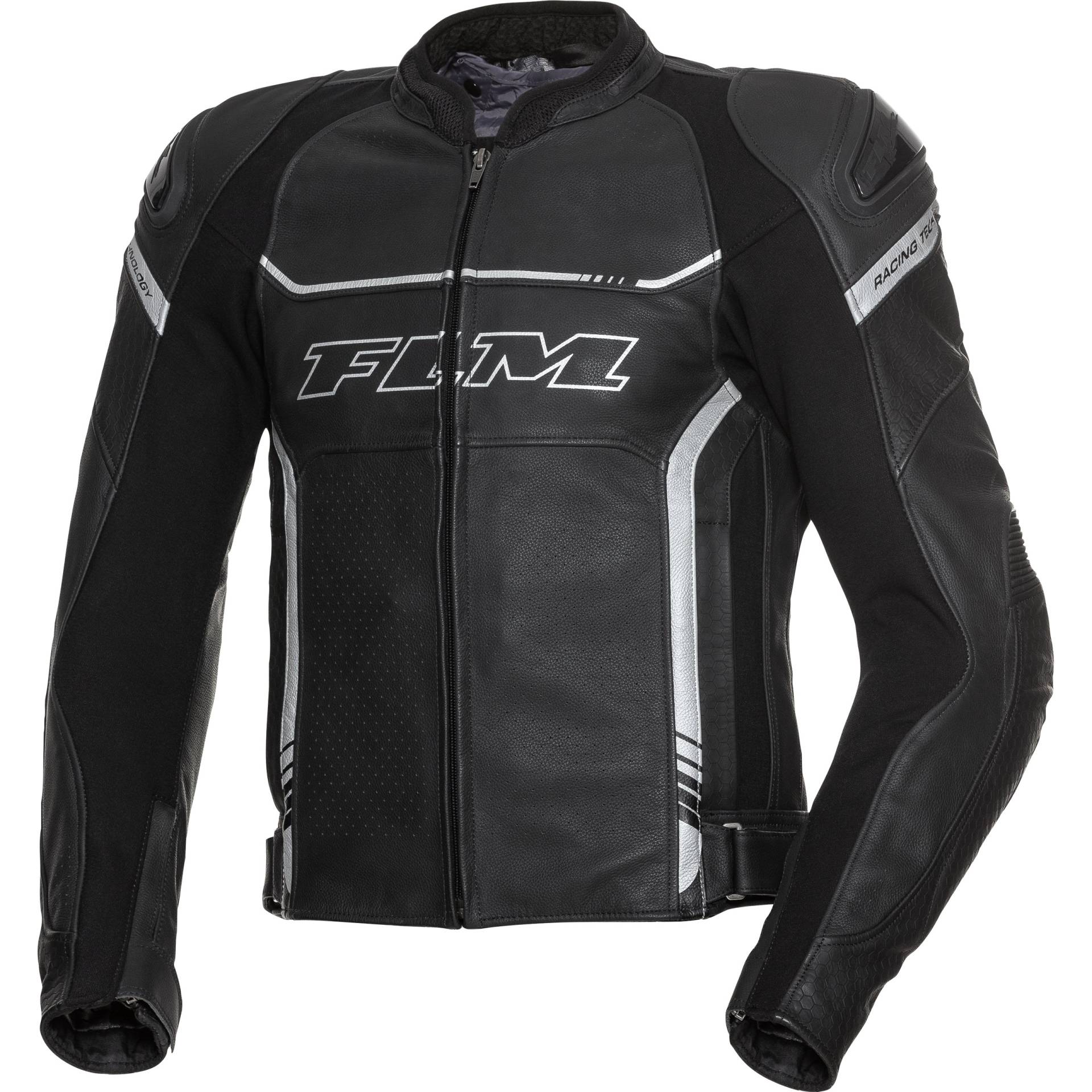 FLM Sports Leder Kombijacke 2.2 schwarz/silber 60 Herren FLM Sports Leder Kombijacke 2.2 schwarz/silber 60 Herren von FLM