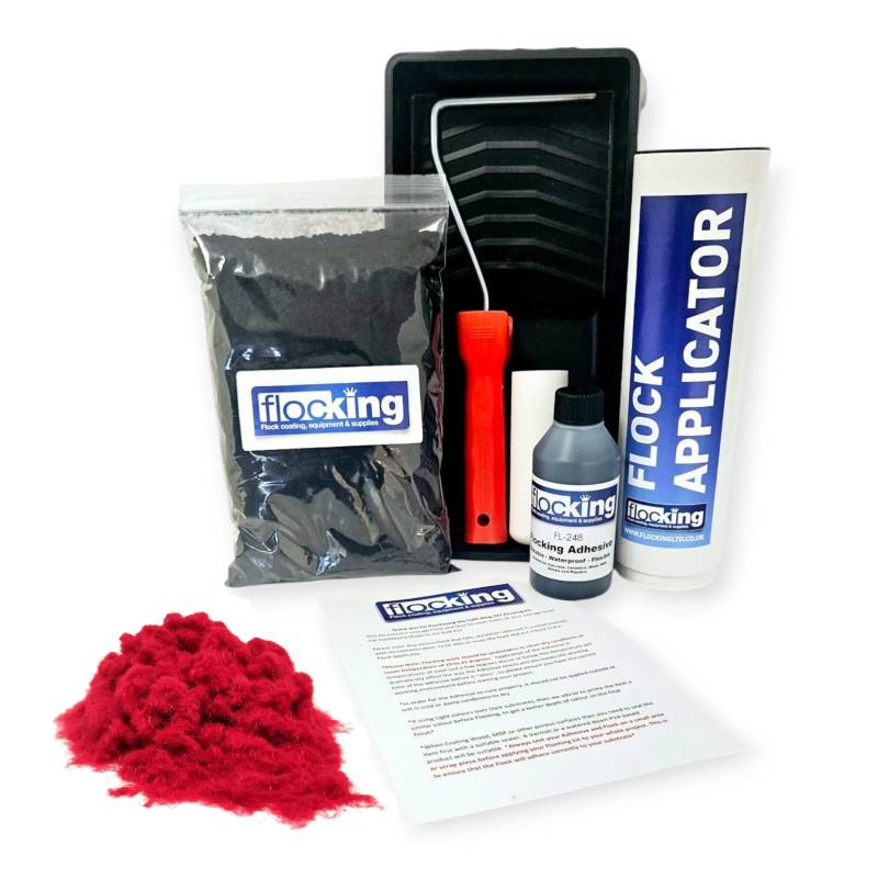 Beflockungsset mit Farbrollerablage - Auto Armaturenbrett - Holzbearbeitung -Kunst und Handwerk… von FLOC-KING
