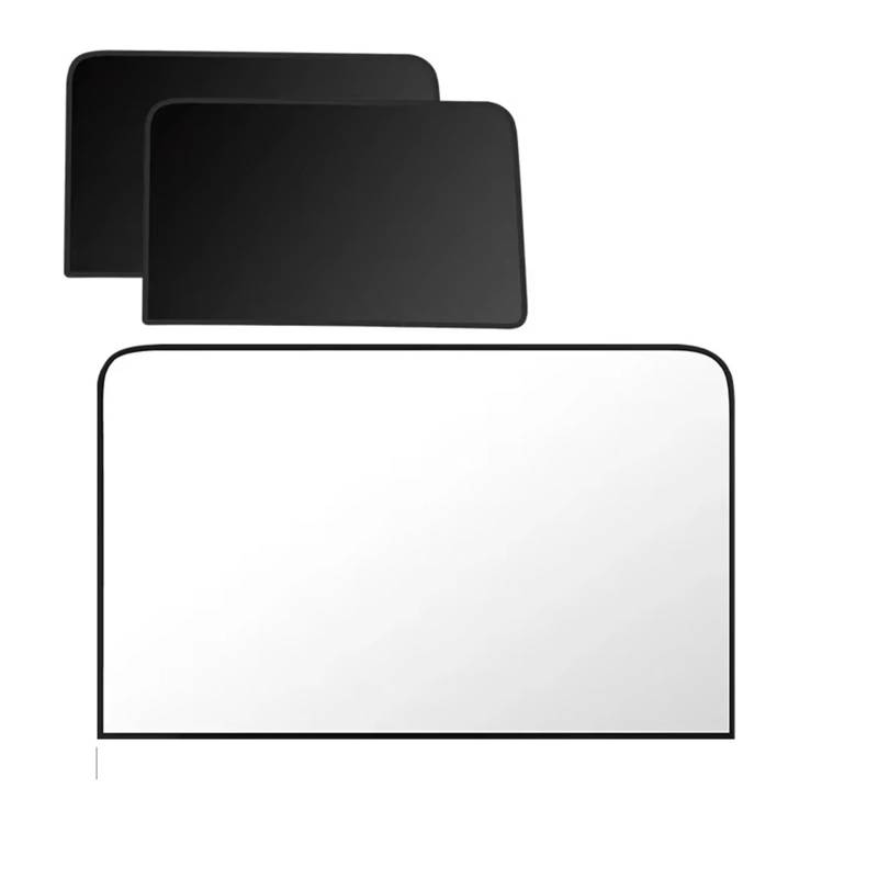 Auto Sonnenschutz Auto-Sonnenschutz, Autozubehör, Sommer-UV-Schutz, Seiten-/Heckscheibenvorhang, Schwarzes Netz, Sonnenschutzabdeckung Autoscheibe Sonnenblende(2pcs Back Row) von FLPLZKMNZK