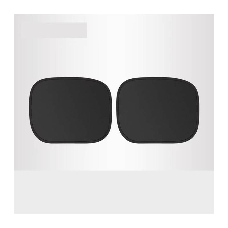 Auto Sonnenschutz Auto-Sonnenschutzfenster, Selbstansaugender Sonnenschutz, Wärmedämmung, Sonnenschutzschild Im Inneren, Elektrostatischer Adsorptionsseitenvorhang Autoscheibe Sonnenblende(Rear 2pcs) von FLPLZKMNZK