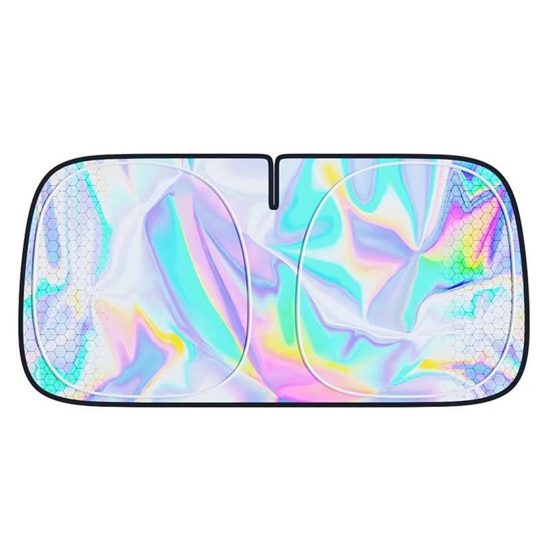 Auto Sonnenschutz Auto Windschutzscheibe Sonnenschutz Abdeckung Visier Schutz Innen Anti UV Klapp Windschutzscheibe Sonnenschirm Auto Zubehör Autoscheibe Sonnenblende von FLPLZKMNZK