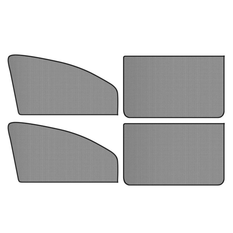 Auto Sonnenschutz Autofenster-Sonnenschutz, UV-blockierender Magnetischer Fensterschutz, Sichtschutz, Sonnenschutzvorhang Fürs Auto, Geeignet Für Die Meisten Autos Autoscheibe Sonnenblende(4Pcs) von FLPLZKMNZK