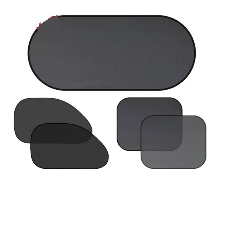 Auto Sonnenschutz Autofenster Sonnenschutz Abdeckung Sonne UV-Schutz Auto Vorne Hinten Schwarz Fenster Vorhang Seite Glas Mesh Sonnenschirme Autoscheibe Sonnenblende(Color4) von FLPLZKMNZK