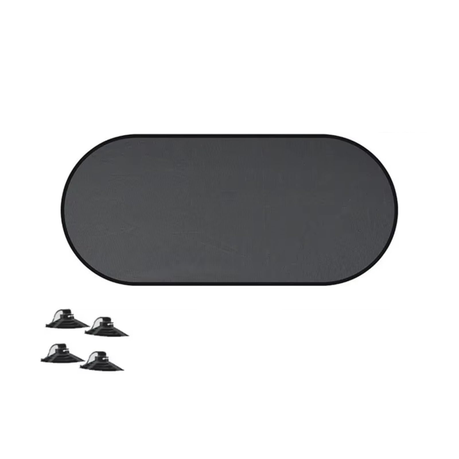 Auto Sonnenschutz Autofenster-Sonnenschutzabdeckung Zubehör Sonnenschutz UV-Schutz Auto Front-/Heckfenstervorhang Seitenglas Mesh-Sonnenblenden Autoscheibe Sonnenblende(Black 1x C) von FLPLZKMNZK