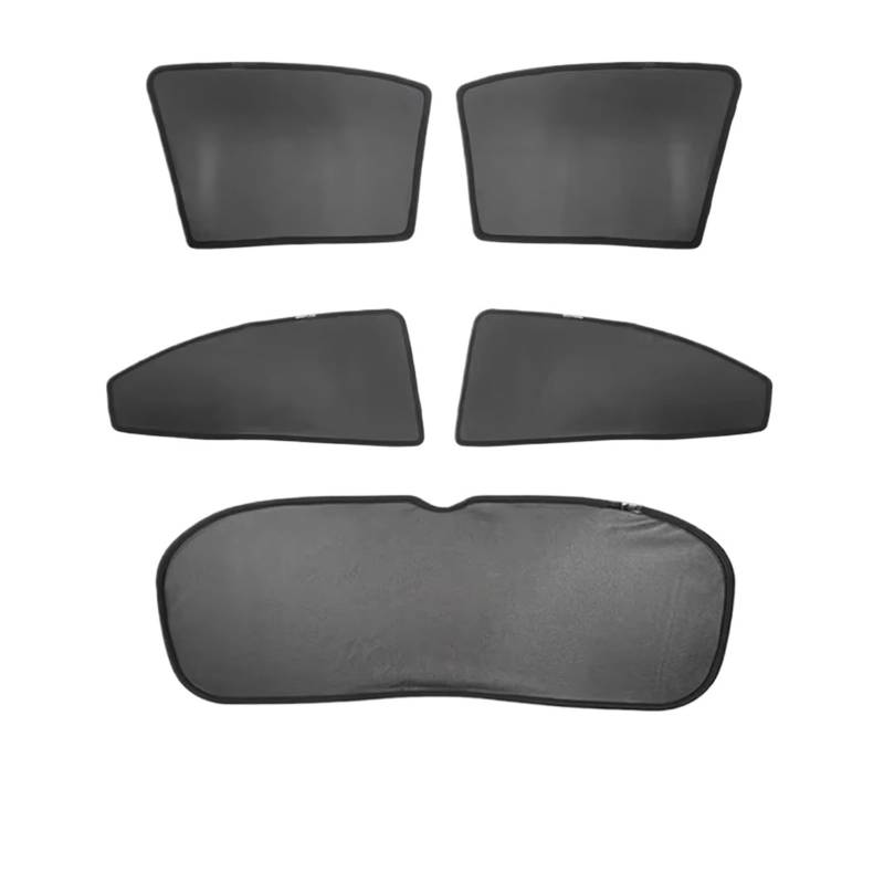 Auto Sonnenschutz Für Toyota Für Corolla 12th Limousine 2019 2020 2021 Magnetische Auto Windows Sonnenschirme Seite Fenster Vorhänge Mesh Autoscheibe Sonnenblende(5PCS Side Back) von FLPLZKMNZK