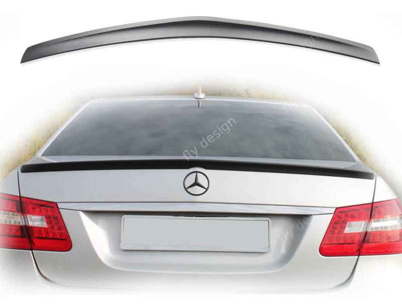 FLY DESIGN 70181 Heckspoiler passend für Mercedes E-Klasse W212, Heckflügel, Spoilerlippe für Auto-Tuning, in A-Still, ABS Kunststoff, Brillantsilber 744/775 lackiert von FLY DESIGN