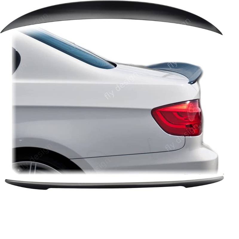 FLY DESIGN 70060 Heckspoiler passend für BMW E90 M3 3er, Heckflügel, Spoilerlippe für Auto Tuning, in P-Still, ABS Kunststoff, Unlackiert von FLY DESIGN
