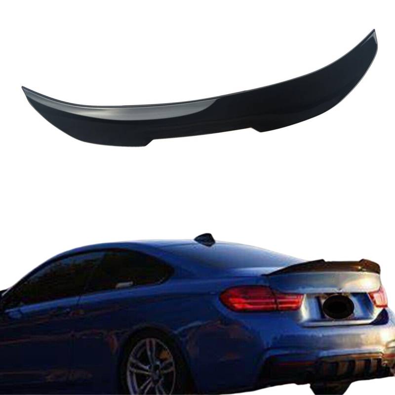 Fly Design Heckspoiler passend für BMW 4er F36 Schräghecklimousine Gran Coupé Extra Breit Glanz Schwarz von FLY DESIGN