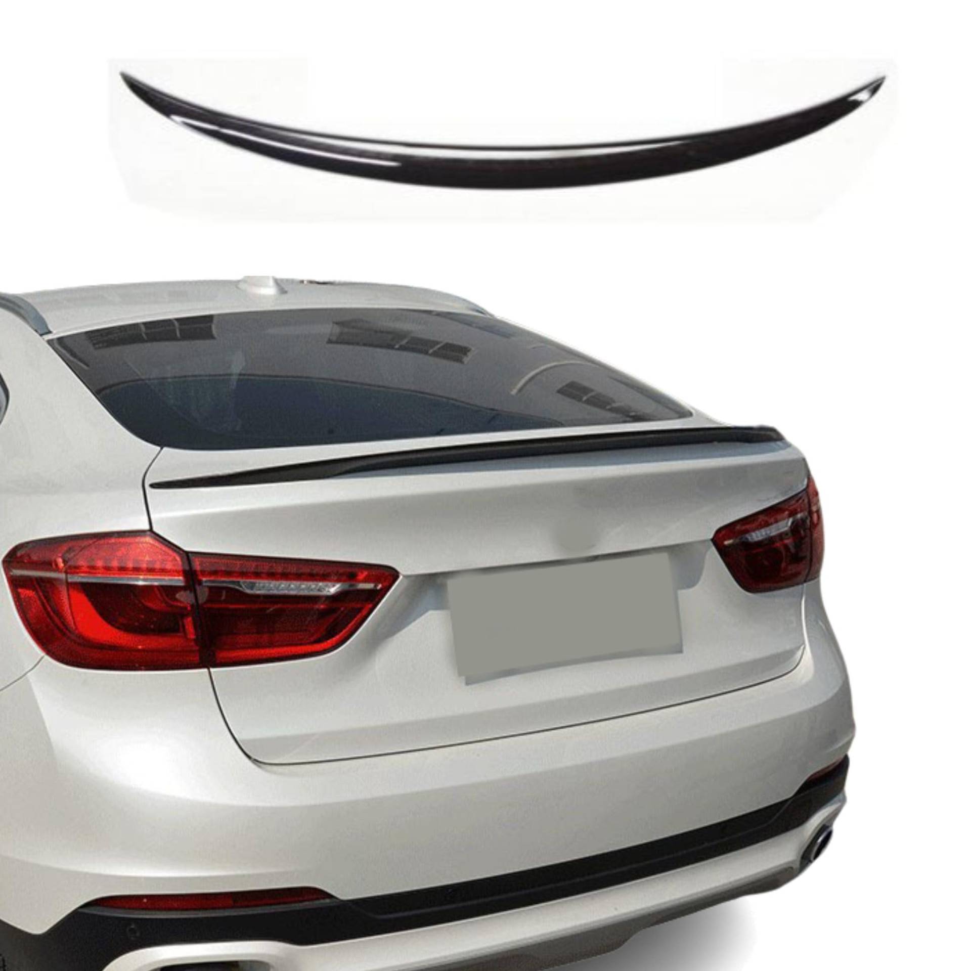 Heckspoiler passend für BMW X6 F16, Heckflügel, Spoilerlippe für Auto-Tuning Schwarz Glanz ABS Kunststoff Heckspoiler passend für BMW X6 F16, Heckflügel, Spoilerlippe für Auto-Tuning Schwarz Glanz ABS Kunststoff von FLY DESIGN