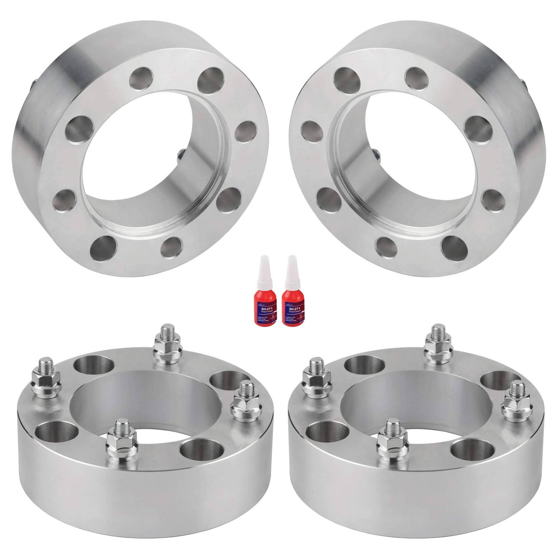 4 Stück 5,1 cm 4 x 137 bis 4 x 137 ATV Spurverbreiterungen mit 10 x 1,25 Bolzen für CAN-AM Bombardier Outlander Commander Kawasaki Mule 4 Stück 5,1 cm 4 x 137 bis 4 x 137 ATV Spurverbreiterungen mit 10 x 1,25 Bolzen für CAN-AM Bombardier Outlander Commander Kawasaki Mule von FLYCLE