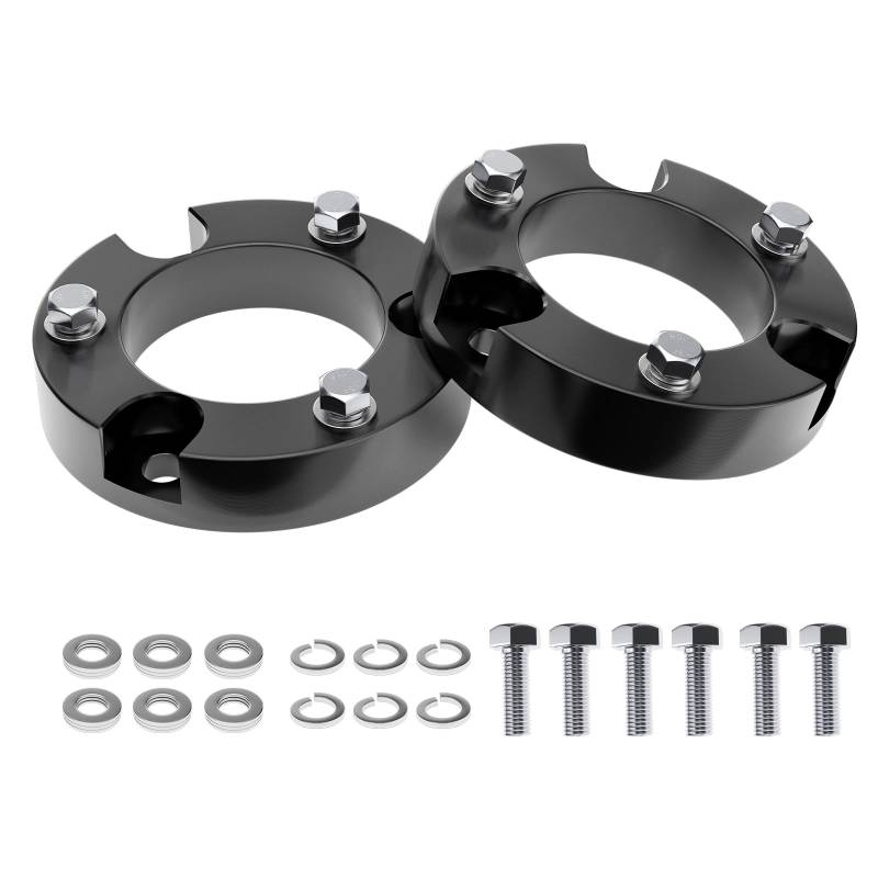 5,1 cm vordere Nivellierhebe-Sets für 1999–2006 Tundra, 5,1 cm geschmiedete vordere Strebenabstandshalter geeignet für Tundra 1999–2006 von FLYCLE
