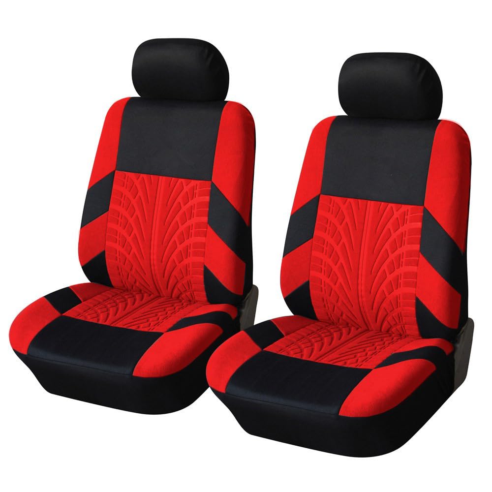 FLYIFE Auto Sitzbezüge für Audi A3/S3/RS3 RS 3 8Y 8YA 8V 8P 8PA 8L 8LA Sportback 3-Door/5-Door 5-Seats Universal rutschfest Allwetter Vordersitze Rücksitze Sitzschoner Schonbezüge,2 Seats-Red von FLYIFE