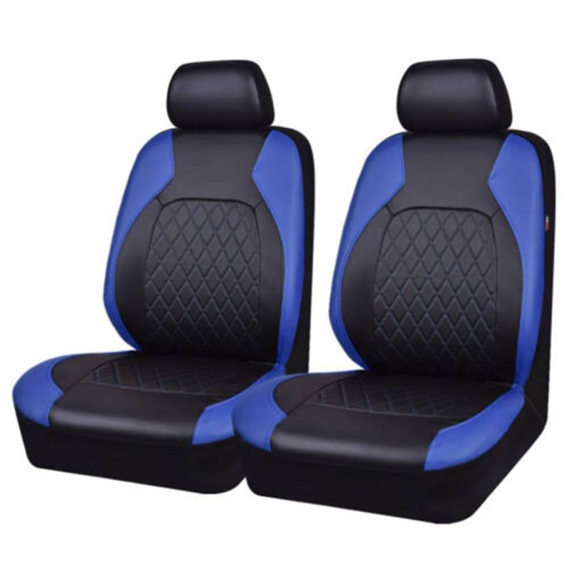FLYIFE Universal Auto Sitzbezüge für Mazda MX-5 MX5 Miata Roadster (Type ND NC NB NB-FL NA) 5-Seats Allwetter rutschfest Leder Vordersitze Rücksitze Schonbezug Sitzschoner,2 Seats-Blue von FLYIFE