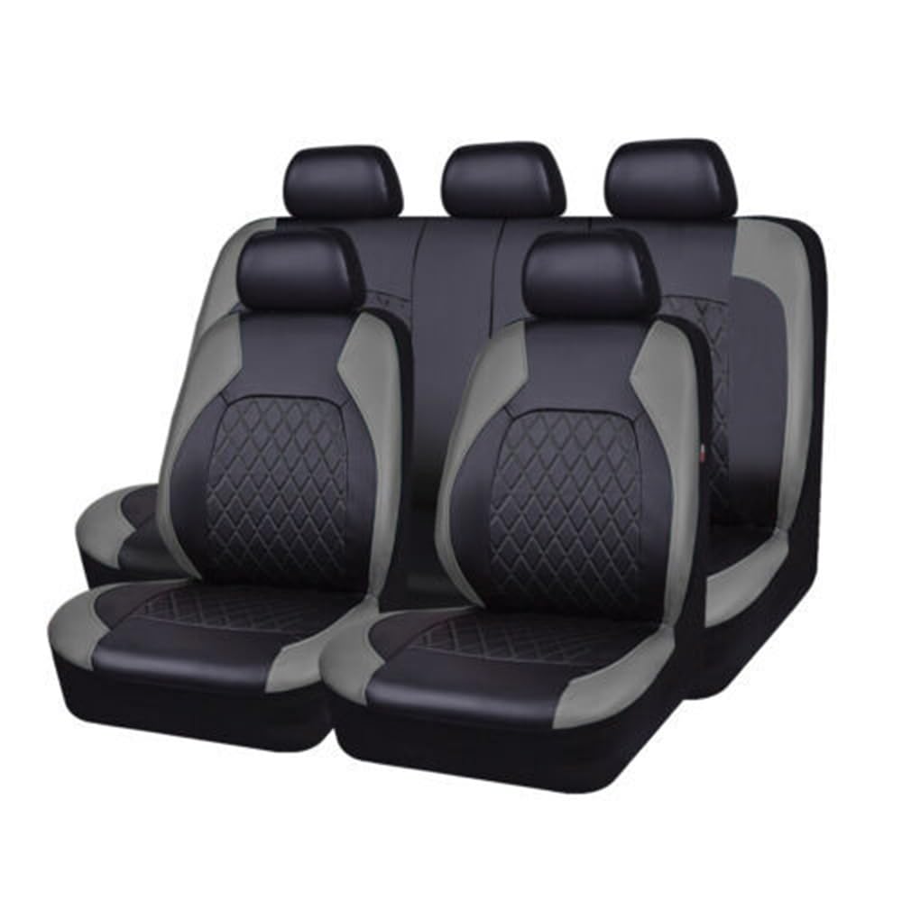 FLYIFE Universal Auto Sitzbezüge für Skoda Rapid Spaceback NH1 Wagon Estate/Citigo 5-Door/Citigo 3-Door 5-Seats Allwetter rutschfest Leder Vordersitze Rücksitze Schonbezug Sitzschoner von FLYIFE