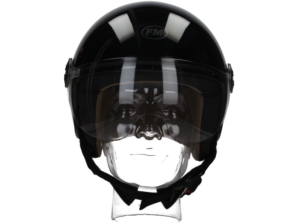 FM Jethelm Visor, Schwarz, XS von FM