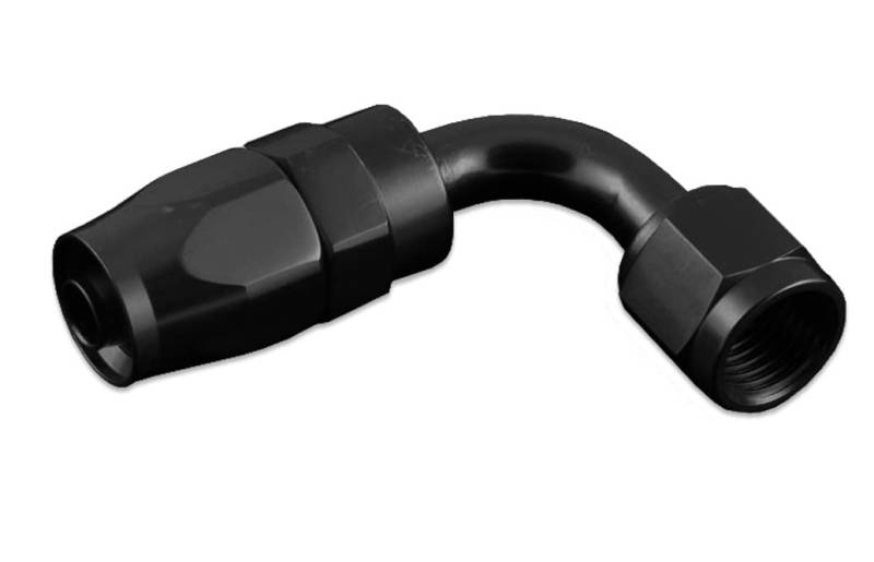 Alu Fitting Adapter Verbinder Dash Schlauchanschluss Fitting 90 grad AN6 (9/16" UNF) Schwarz von FMIC.EU PERFORMANCE