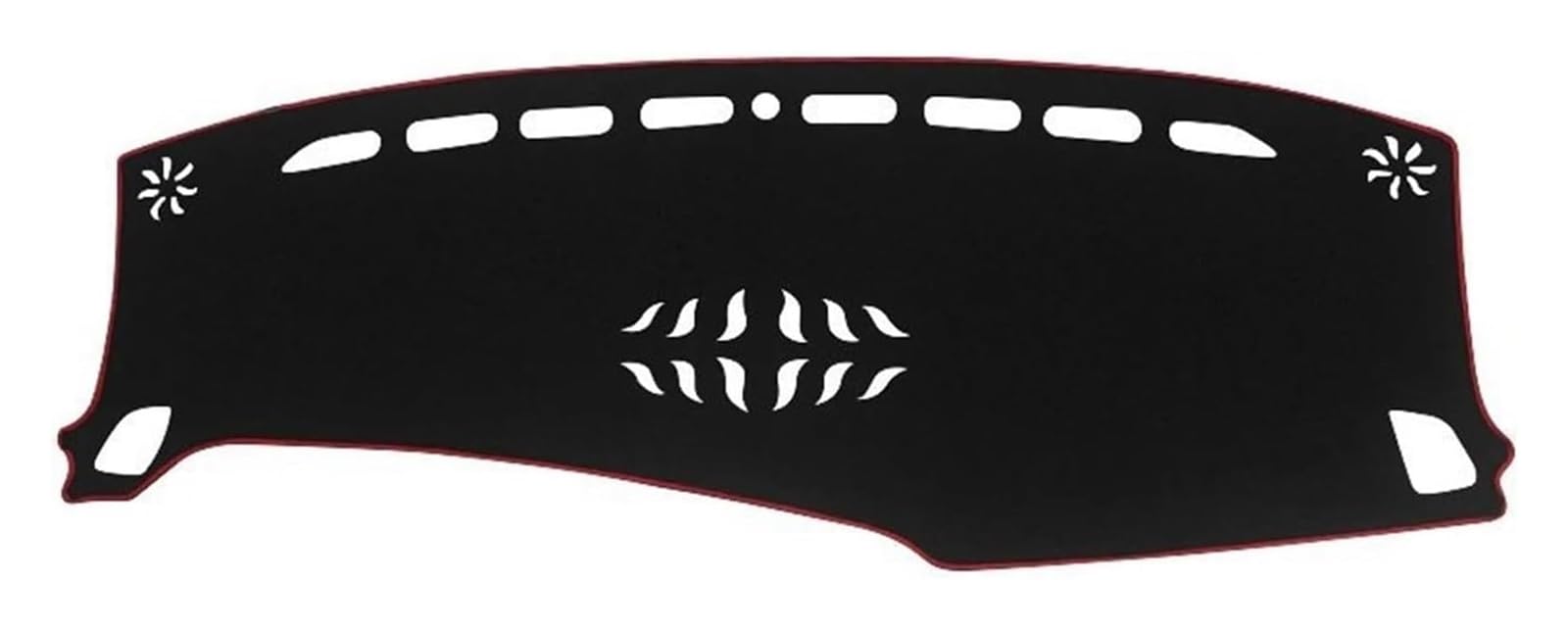 Auto Armaturenbrett Matte Für Kia Für Sedona Für Carnival Für KA4 2020 2021 2022 2023 2024 Auto Armaturenbrett Abdeckung Matte Sonnenschutz rutschfeste Unterlage(A Red Side LHD) von FNCVTM