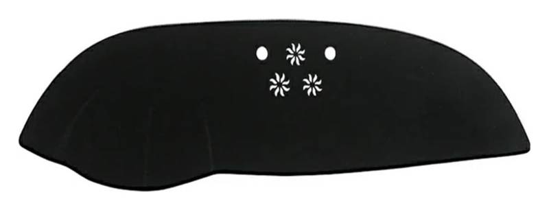 Auto Armaturenbrett Matte Für Kia Für Sorento 3 Für UM 2015 2016 2017 2018 2019 2020 Auto Dashboard Abdeckung Matte Pad Sonnenschutz Teppich(A Black Side LHD) von FNCVTM