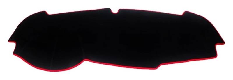 Auto Armaturenbrett Matte Für Kia Für Sportage 4 Für QL 2016 2017 2018 2019 2020 2021 Auto Armaturenbrett Abdeckung Matte Sonnenschutz Teppiche Fall(A LHD Red Side) von FNCVTM