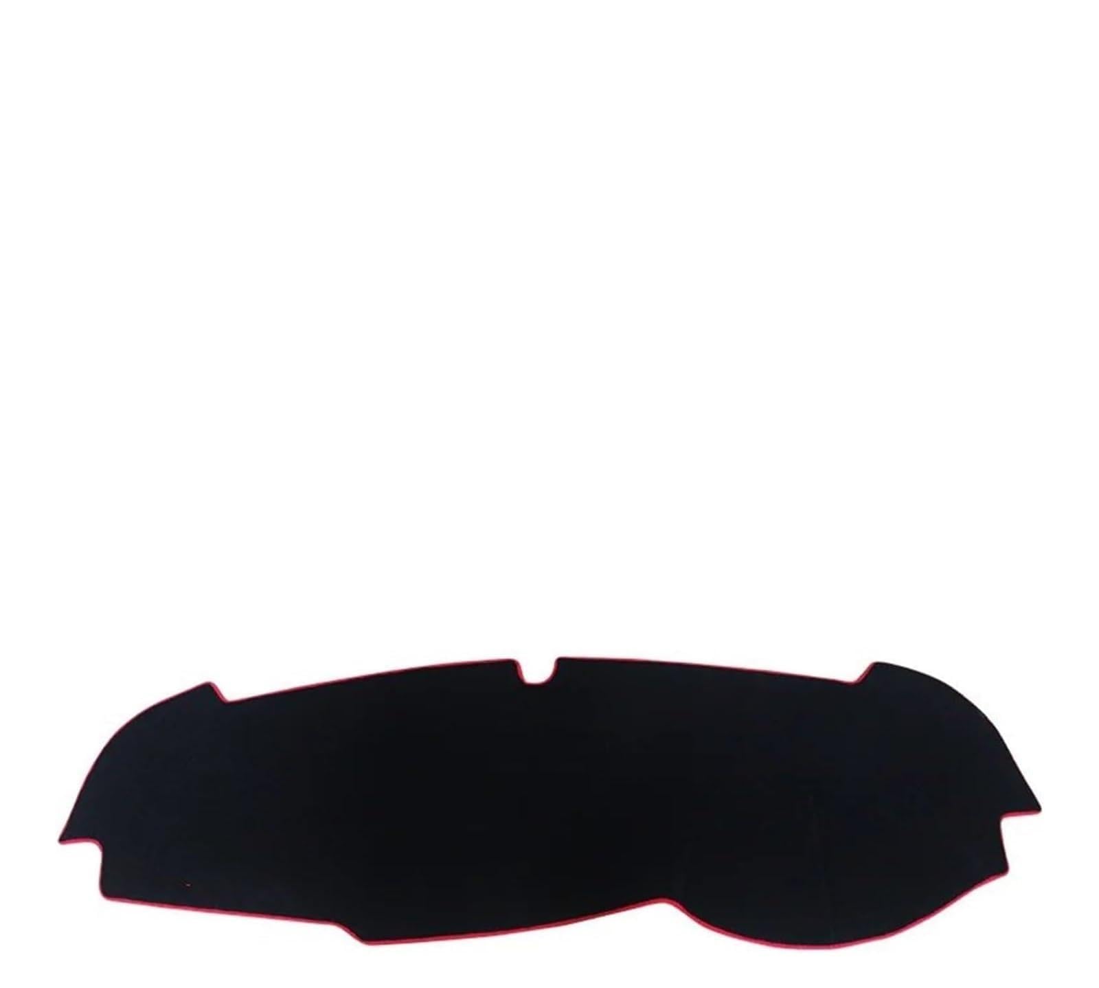 Auto Armaturenbrett Matte Für Kia Für Sportage 4 Für QL 2016 2017 2018 2019 2020 Auto Armaturenbrett Abdeckung Matte Sonnenschutz Instrumententafel Teppiche(Red Border RHD) von FNCVTM