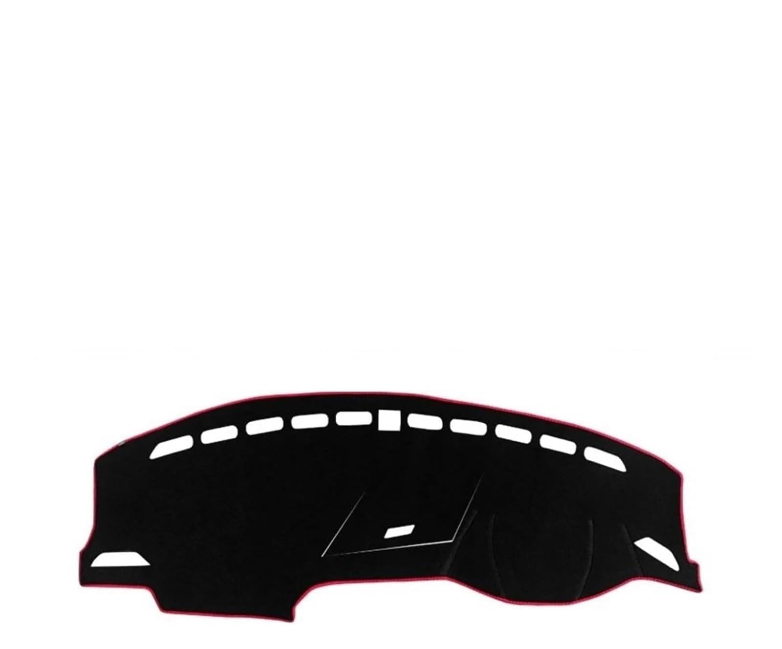 Auto Armaturenbrett Matte Für VW Für Tiguan Für MK2 Für Line 2016-2020 2021 2022 2023 Auto Armaturenbrett Abdeckung Sonnenschutz Vermeiden Lichtmatten Pad Teppiche(A RHD Red Side) von FNCVTM
