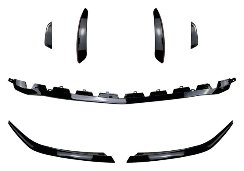 Front Stoßstange Für B&ENZ A-Klasse W177 A180 A35 A200 A250 Für AMG 2019-2024 Spoilerlippensatz Nebel-Entlüftungsrahmen Splitter Auto-Frontstoßstange von FNCVTM