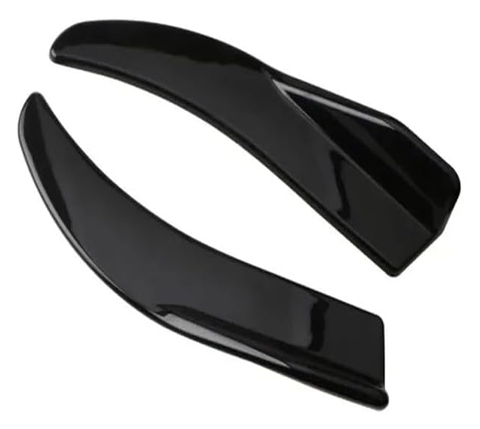 Front Stoßstange Für BM&W Für T&oyota Auto Frontstoßstange Spoilerlippe Set 1 Paar Universal Schwarz Hinten Anti Kollision Front Stoßstange Für BM&W Für T&oyota Auto Frontstoßstange Spoilerlippe Set 1 Paar Universal Schwarz Hinten Anti Kollision von FNCVTM