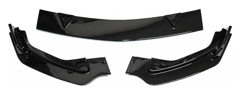 Front Stoßstange Für Infiniti Q50 2014-2017 Nicht Sport Lip Spoiler Carbon Fiber Splitter Protector Modifikation Teil Auto Vorderen Stoßfänger(Glossy Black) von FNCVTM