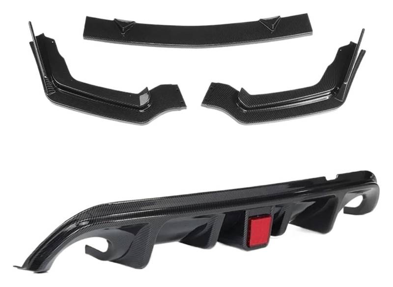 Front Stoßstange Für Infiniti Q50 Für Standard Für Sport Für Version 2014-2017 Auto Vorne Hinten Stoßstange Diffusor Spoiler Schutz Schürze W Bremslicht von FNCVTM