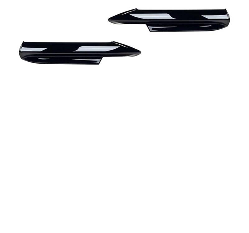 Für BM&W 3 Serie E90 E91 Für M-Tech 320I 330I 2005-2008 Winkeldiffusor Splitter Spoilerlippensatz Schutz Auto Frontstoßstange Front Stoßstange(Bright Black) von FNCVTM