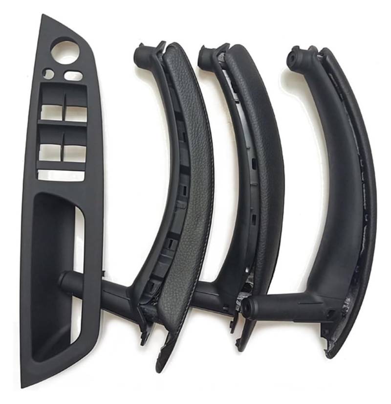 Für BM&W Für X5 Für X6 E70 E71 2007-2014 7 Teiliges Set LHD RHD Auto Innentür Fenster Schalttafel Zuggriffabdeckung Auto Innenraum(LHD Set Black) von FNCVTM