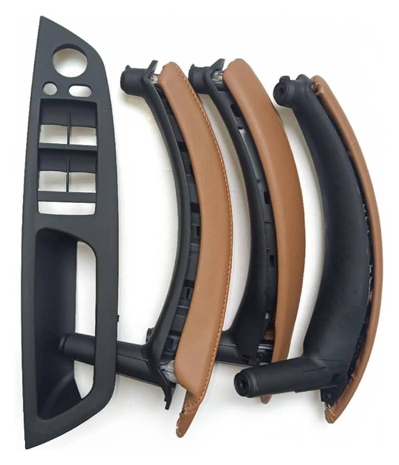 Für BM&W Für X5 Für X6 E70 E71 2007-2014 7 Teiliges Set LHD RHD Auto Innentür Fenster Schalttafel Zuggriffabdeckung Auto Innenraum(LHD Set Sattle) von FNCVTM